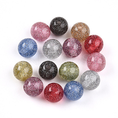 Opaque Resin Beads RESI-N042-10mm-15-1