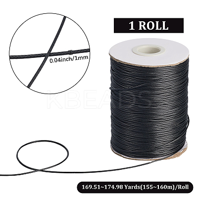 1 Roll Eco-Friendly Korean Waxed Polyester Cord YC-SP0001-03A-1