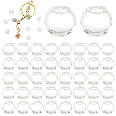 200Pcs Round Mechanized Blown Glass Globe Ball Bottles BLOW-PH0001-19-1