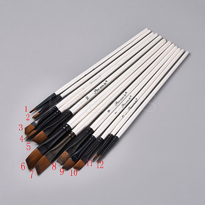 Wood Handle Paint Brushes Set TOOL-L006-05-1