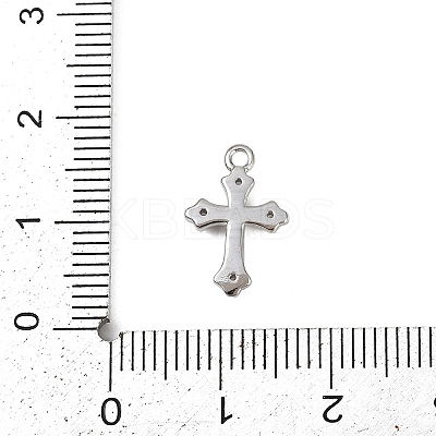 Brass Micro Pave Clear Cubic Zirconia Pendants LS-KK-L238-13P-1
