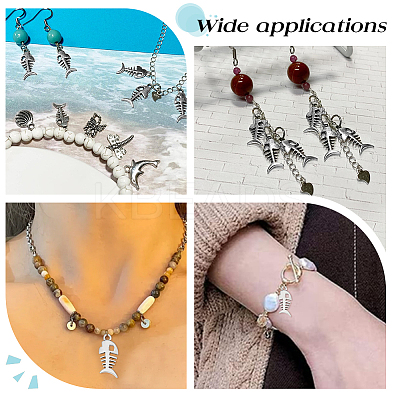 60Pcs Tibetan Style Alloy Pendants TIBEP-LP0001-05-1