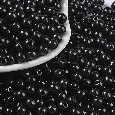 Opaque Acrylic Beads SACR-A007-01C-16-1