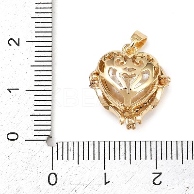 Brass Micro Pave Cubic Zirconia Pendants KK-F922-04G-01-1