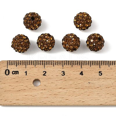 Pave Disco Ball Beads RB-H258-10MM-220-1