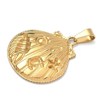 304 Stainless Steel Pendants STAS-F336-13G-01-1