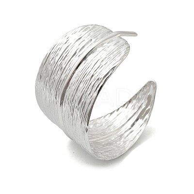 304 Stainless Steel Cuff Bangles for Women BJEW-Z096-02P-1