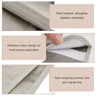 Cloth Security Faraday Bags for Key-Fob Protector ABAG-WH0035-057-1