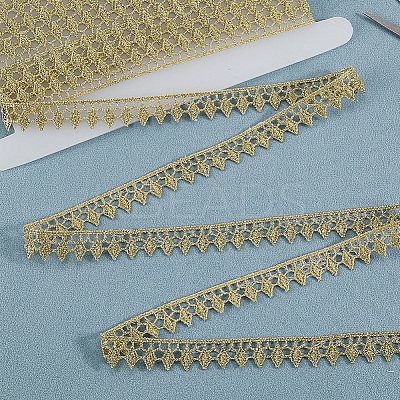 5Yards Polyester Lace Trim Ribbons OCOR-GF00005-12A-1