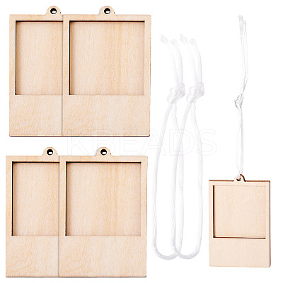 Wooden Mini Hanging Photo Frame for Children DIY-TA0012-93A-1
