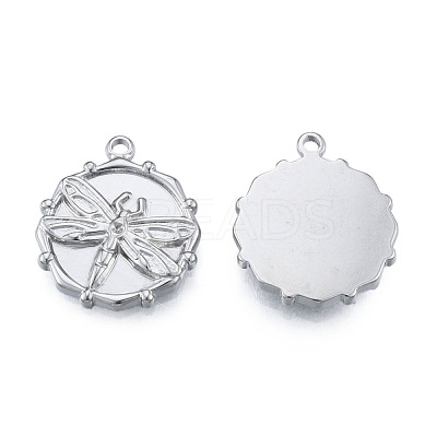 Non-Tarnish 304 Stainless Steel Pendants STAS-N098-207P-1