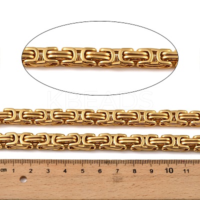 201 Stainless Steel Byzantine Chains SA-E001-14G-03-1