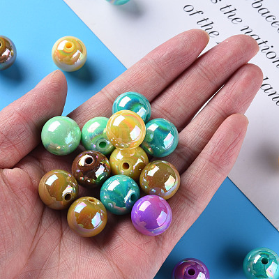 Opaque Acrylic Beads MACR-S370-D16mm-M2-1