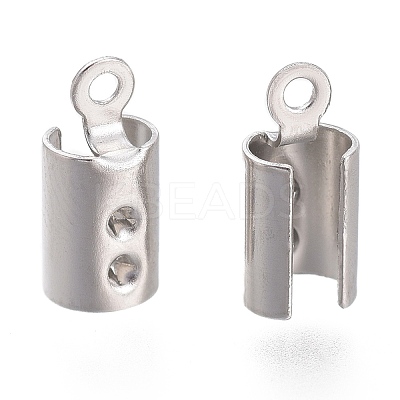 Tarnish Resistant 304 Stainless Steel Folding Crimp Ends STAS-O130-03D-1
