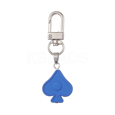 Heart Acrylic Enamel Pendants Decorations HJEW-JM01028-1