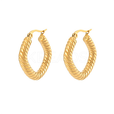 304 Stainless Steel Hoop Earrings for Women KF1532-1