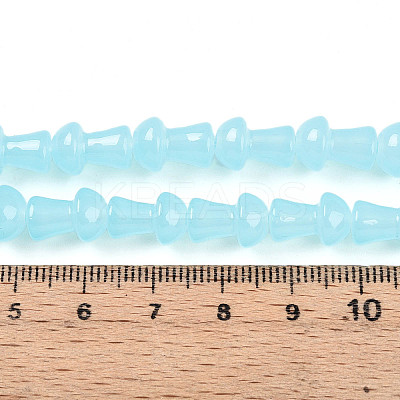 Baking Paint Glass Beads Strands DGLA-N007-01H-1