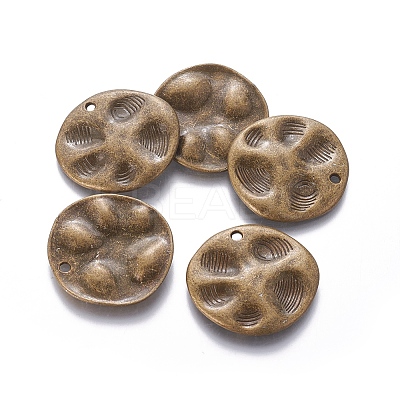 Tibetan Style Alloy Pendants TIBEP-Q002-18AB-NR-1