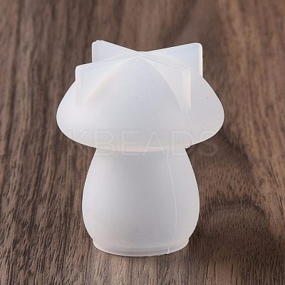 DIY Mushroom-shaped Display Decoration Food Grade Silicone Molds DIY-D074-09-1