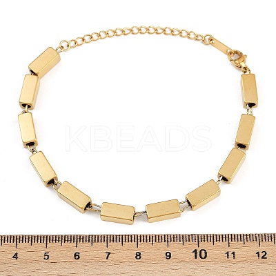 304 Stainless Steel Link Bracelets for Women BJEW-D349-02G-1