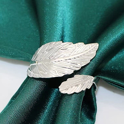 6Pcs Iron Napkin Rings AJEW-LP0002-65S-1