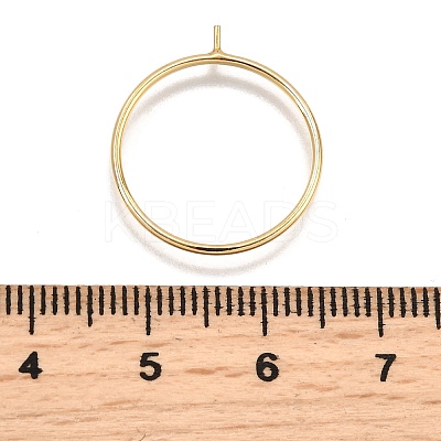 1/20 Yellow Gold Filled Stackable Rings Settings with Peg KK-Z116-01G-02-1