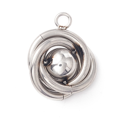 Non-Tarnish 304 Stainless Steel Pendants STAS-A059-04P-1