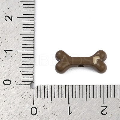 Rack Plating Spray Painted Alloy Enamel Beads PALLOY-P309-07E-1