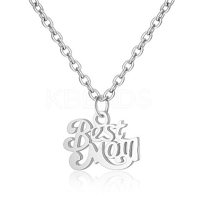 Tarnish Resistant Mother's Day Gifts NJEW-S063-TN204-1-1
