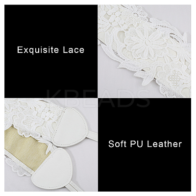 Imitation Leather Wide Chain Belt AJEW-WH20022-83B-1