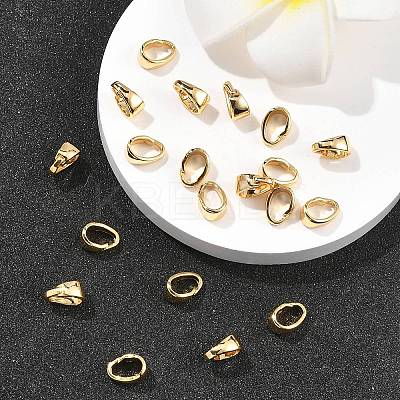 SHEGRACE Brass Snap on Bails XGR0036G-51G-1