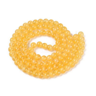Transparent Glass Imitation Cat Eye Beads Strands GLAA-Q110-01B-16-1
