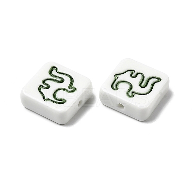 Handmade Porcelain Beads PORC-Z004-02D-1