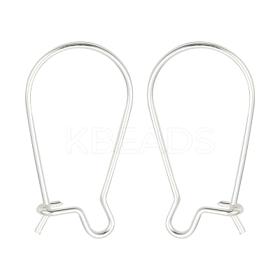 925 Sterling Silver Hoop Earrings X-STER-S002-55-1
