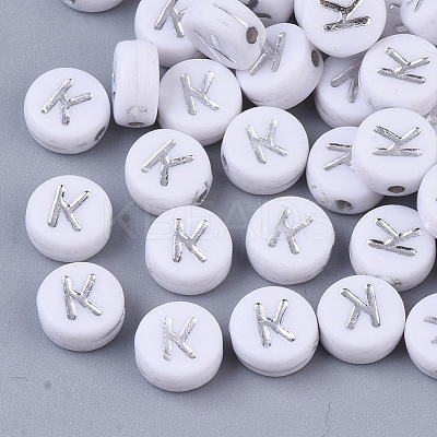 Plating Acrylic Beads PACR-R243-04K-1