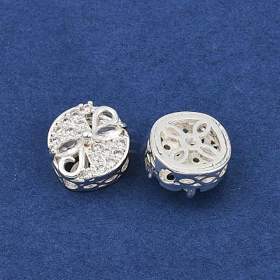 Brass Pave Cubic Zirconia Multi-strand Links ZIRC-F145-06S-01-1