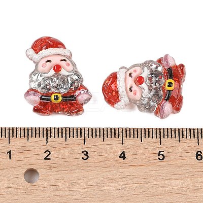 Christmas Series Cute Transparent Resin Decoden Cabochons RESI-S03-03C-1