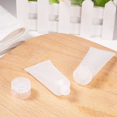 20ml Matte PE Plastic Refillable Flip Top Cap Bottles X1-MRMJ-WH0024-01A-1