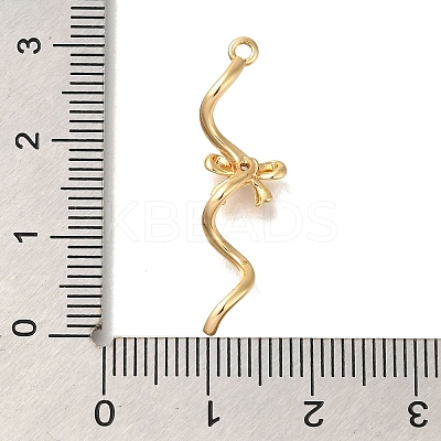 Brass Micro Pave Cubic Zirconia Pendants KK-M301-16G-1
