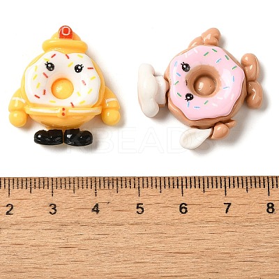 Career Theme Opaque Resin Imitation Food Decoden Cabochons RESI-H164-02-1