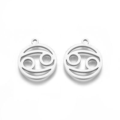 Non-Tarnish 201 Stainless Steel Pendants STAS-D231-04P-1