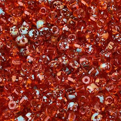 Transparent Colours Picasso Glass Beads SEED-Q039-05A-C05-1