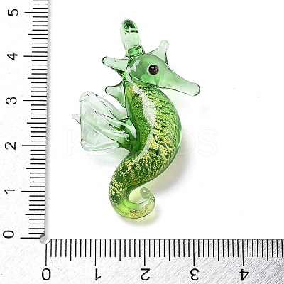 Handmade Lampwork Pendants LAMP-A004-02C-1