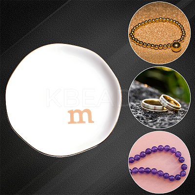 Round Ceramic Jewelry Dish AJEW-WH20067-023B-1