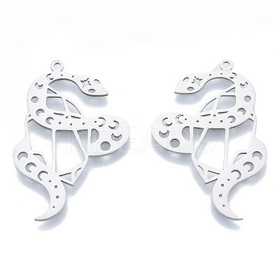 Non-Tarnish 201 Stainless Steel Pendants STAS-N090-LA948-1-1