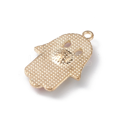 Alloy Rhinestone Pendants PALLOY-M206-23KCG-1