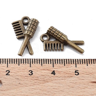 Tibetan Style Alloy Pendants TIBEP-T052-02AB-NR-1