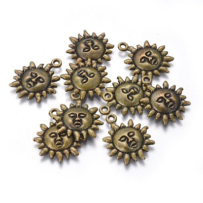 Tibetan Style Alloy Pendants LS-TIBEP-LF9244YKG-AB-LF-1