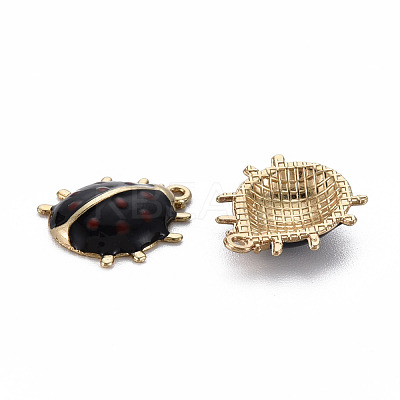 Alloy Enamel Pendants ENAM-N055-027E-NR-1