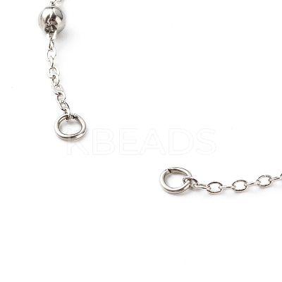 Handmade Brass Satellite Chain Bracelets Making Accessories AJEW-JB01025-01-1